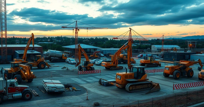 Alugar Máquinas para Construção e Aumente Sua Produtividade